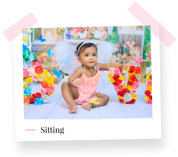 Sitting Baby Photoshoot in Mangalore