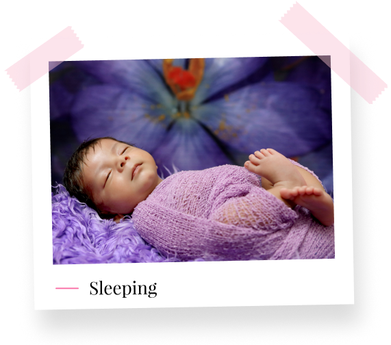 Sleeping Baby Photoshoot in Mangalore
